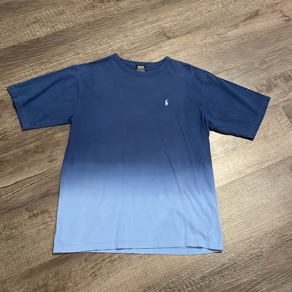 Polo by Ralph Lauren boys size large - blue ombre’ effect - 100% cotton